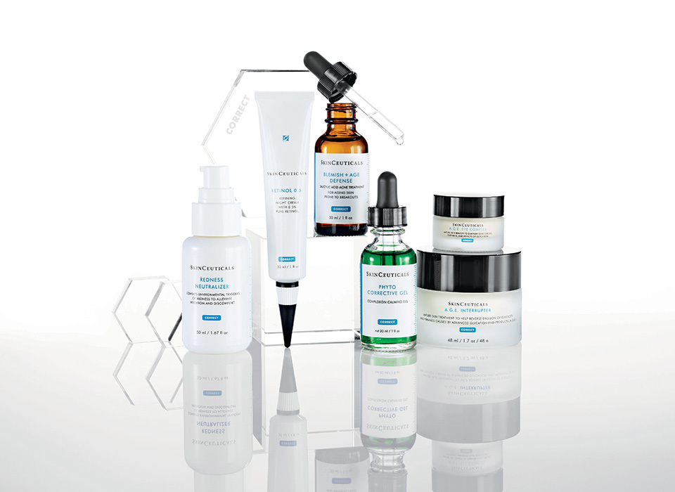 SkinCeuticals skin care bottles