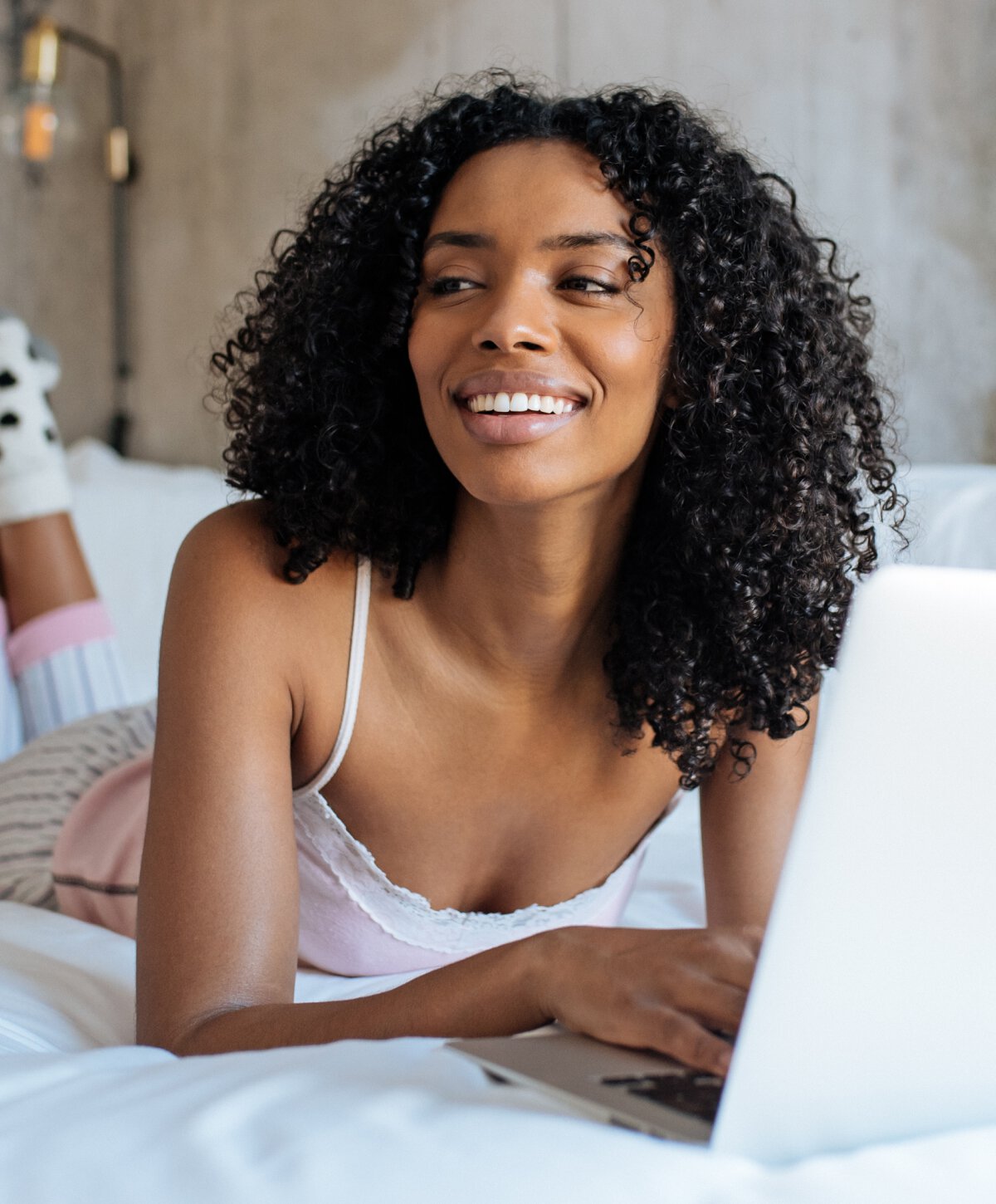 Asheville dermal fillers model smiling